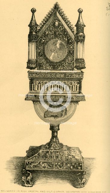 Reliquary, early 13th century, (1881).  Creator: J S Goepel.