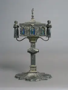 Reliquary, Italian, 15th century, with modern additions. Creator: Unknown