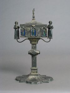 Reliquary, Italian, 15th century, with modern additions. Creator: Unknown