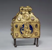 Reliquary in Purse Form, c. 1320. Creator: Unknown