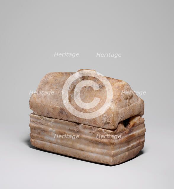 Reliquary in the Shape of a Sarcophagus, Byzantine, 400-600. Creator: Unknown.