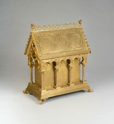 Reliquary, Paris, c. 1851. Creators: Eugène Emmanuel Viollet-le-Duc, Louis Bachelet