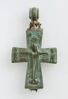 Reliquary Pendant, Byzantine, 10th-11th century. Creator: Unknown