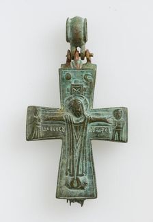 Reliquary Pendant, Byzantine, 10th-11th century. Creator: Unknown