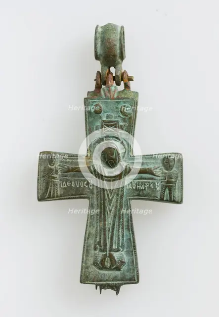 Reliquary Pendant, Byzantine, 10th-11th century. Creator: Unknown.