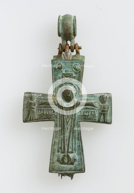 Reliquary Pendant, Byzantine, 10th-11th century. Creator: Unknown.