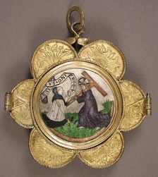 Reliquary Pendant, French, 15th century. Creator: Unknown