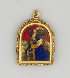 Reliquary Pendant of Saint Barbara, France, c. 1500. Creator: Unknown