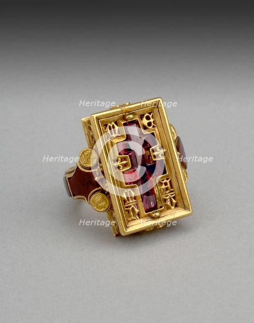 Reliquary ring (The Thame Ring), 14th century. Artist: Unknown.
