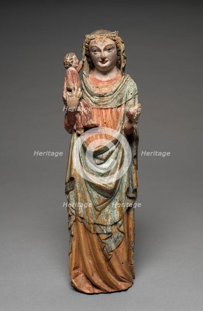 Reliquary Statuette of the Virgin and Child, c. 1330. Creator: Unknown.