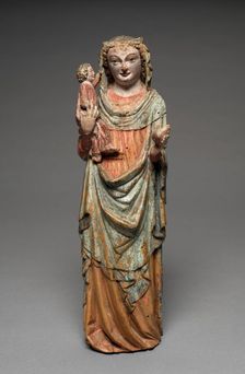 Reliquary Statuette of the Virgin and Child, c. 1330. Creator: Unknown