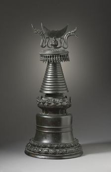 Reliquary Stupa (Chöten), Late 14th-early 15th century. Creator: Unknown