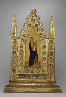 Reliquary Tabernacle with the Virgin and Child, c1350. Creator: Naddo Ceccarelli