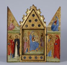 Reliquary with Madonna and Child with Saints, 1350-1359. Creator: Lippo Vanni