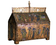Reliquary with scenes from the Life of Saint Valeria c1170