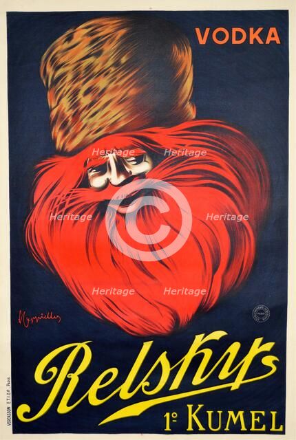 Relsky Vodka, 1925. Creator: Cappiello, Leonetto (1875-1942).