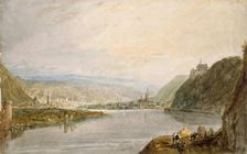 Remagen, Erpel and Linz, 1817. Creator: JMW Turner