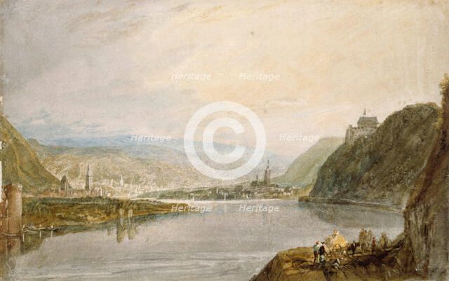 Remagen, Erpel and Linz, 1817. Creator: JMW Turner.