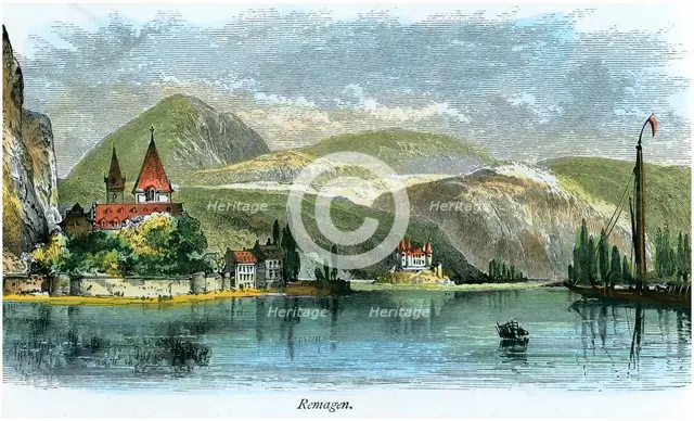 Remagen, Germany, c1875. Artist: Unknown