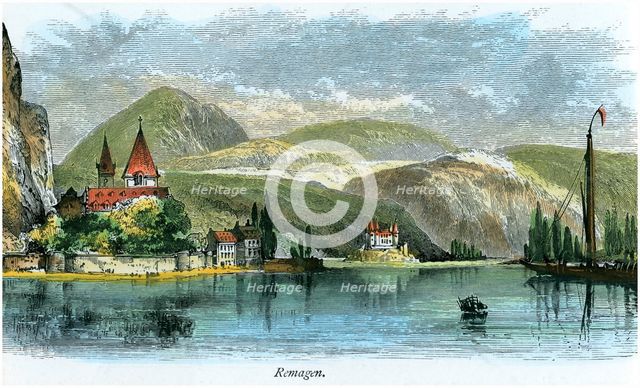 Remagen, Germany, c1875. Artist: Unknown