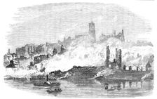 Remains at Gateshead - Site of the Explosion, 1854. Creator: Unknown