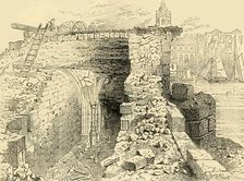 Remains of the Chapel of St. Thomas, Old London Bridge (c1872). Creator: Unknown