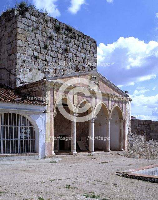 Remains of the ancient Convent Citadel of Merida.