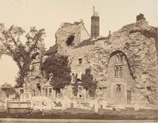 Remains of the Abbey Church, Bury St. Edmunds, 1857. Creator: George Downes