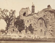 Remains of the Abbey Church, Bury St. Edmunds, 1857. Creator: George Downes