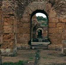Remains of the baths of Antoninus Pius in Carthage, 2nd century