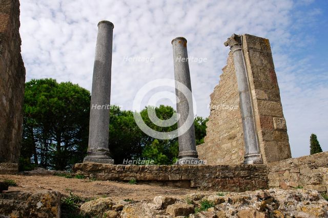 Remains of the Forum, Miróbriga, Alentejo region, Portugal, 1st-4th centuries (2008).  Creator: Unknown.