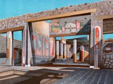 Remains of the house of the banker Lucius Caecilius Iucundus, Pompeii, (1902). Creator: Unknown
