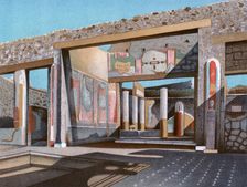 Remains of the house of the banker Lucius Caecilius Iucundus, Pompeii, (1902). Creator: Unknown