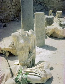 Remains of the Roman town of Caesarea, 1st century