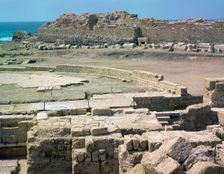 Remains of the Roman town of Caesarea, 1st century
