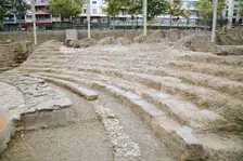 Remains of the Roman Theatre, Zaragoza, Spain, 2007. Creator: Samuel Magal
