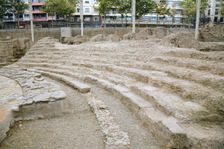 Remains of the Roman Theatre, Zaragoza, Spain, 2007. Creator: Samuel Magal
