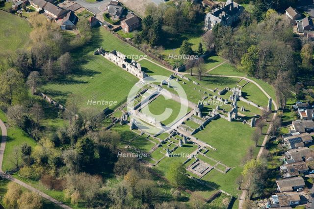 Remains of Thetford Cluniac priory, Norfolk, 2016. Creator: Historic England.