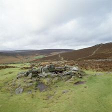 Remains of a Bronze Age settlement, Grimspound, Dartmoor, Devon, c1980-c2017. Artist: David Garner
