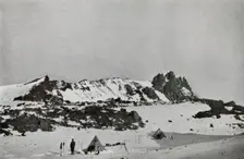 Remains of an Explosion Crater on Erebus (9,000 feet) c1911, (1913). Artist: Raymond E Priestley
