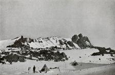 Remains of an Explosion Crater on Erebus (9,000 feet) c1911, (1913). Artist: Raymond E Priestley