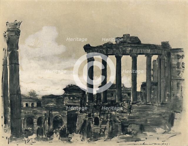 'Remains of Ancient Rome', 1903. Artist: Mortimer L Menpes.