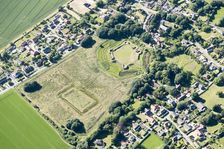 Remains of Bolingbroke Castle and Civil War siegework, Old Bolingbroke, Lincolnshire, 2018. Creator: Historic England Staff Photographer
