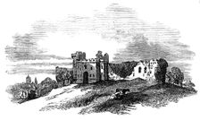 Remains of Caldicott Castle, 1854. Creator: Unknown