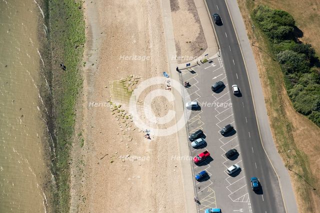 Remains of D-Day Embarkation Hard G2, Stokes Bay, Hampshire, 2018. Creator: Historic England.