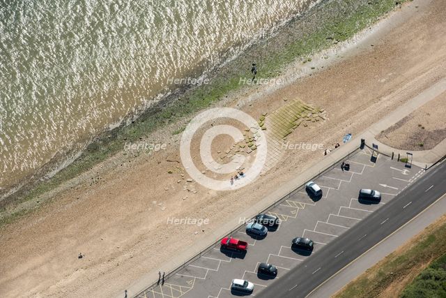 Remains of D-Day Embarkation Hard G2, Stokes Bay, Hampshire, 2018. Creator: Historic England.