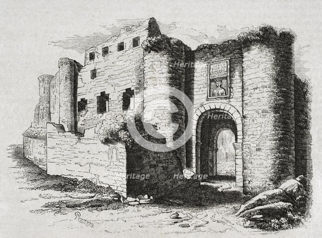 Remains of Doña Urraca Palace, Zamora, Castile, Spain, 1852. Creator: Cecilio Pizarro.