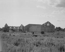 Remains of sawmill in Fullerton, Louisiana, 1937. Creator: Dorothea Lange