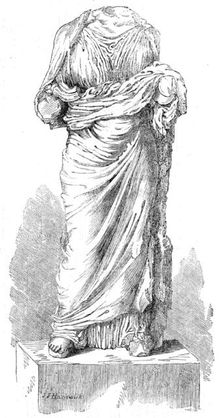 Remains of supposed statue of Artemisia, 1861. Creators: John Jessop Hardwick, Unknown