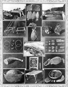 Remarkable discoveries by the British School of Archaeology in Egypt, 1909. Creator: Unknown